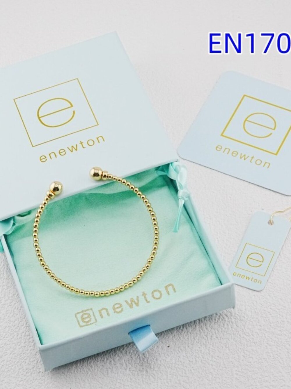Enewton Steel Ring Copper Bead Bracelet